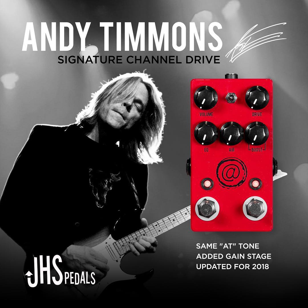 New JHS Andy model AT+ Andy Timmons Signature Overdrive